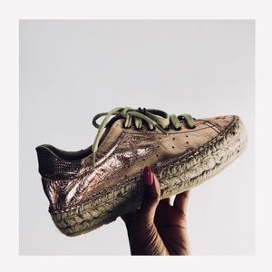 FABIOLAS Metallic Espadrilles Sneakers